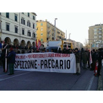 Immagini dello sciopero ad Ancona del 12 dicembre. Tratta da Globalproject.info