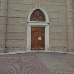 Chiesa danneggiata dal terremoto a Jesi