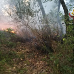 Incendio a Serra San Quirico, a fuoco la vegetazione