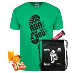 Kit fornito per la "Run For You"
