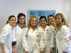 Al centro la dott.ssa Rossana Berardi con l’equipe di ricerca