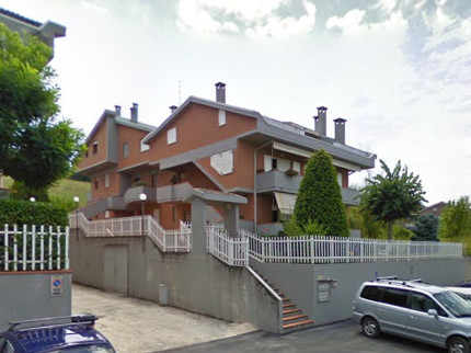 La casa a Fabriano in via Broganelli dove si è consumato l'omicidio di Maria Bruna Brutti
