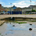 Gli scarichi delle acque che finiscono in mare a Falconara