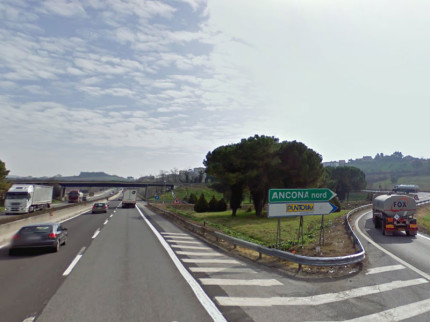 Autostrada A-14, uscita di Ancona Nord