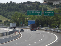 L'autostrada A14 tra Senigallia e Ancona Nord