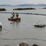 esercitazione a Falconara Marittima per simulare un grave incidente marino