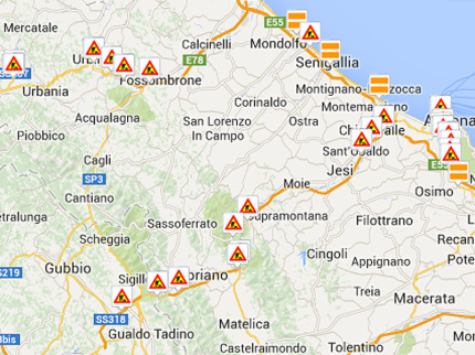 Disagi sulle strade marchigiane per lavori