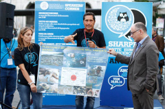 Lo speakers' corner a Sharper - la Notte Europea dei Ricercatori 2014 - ad Ancona