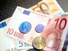 soldi, banconote, monete, euro