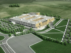 Il nuovo complesso ospedaliero sede dell’Irccs Inrca e dell’Ospedale di rete della zona sud di Ancona