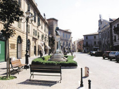 La piazza di Camerano