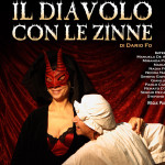Locandina dello spettacolo "Il diavolo con le zinne" in scena ad Agugliano