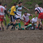 Un momento del match tra Rugby Jesi '70 e Bologna Rugby 1928