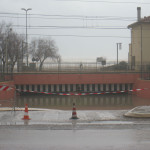 ponte allagato a Marzocca di Senigallia - foto 1
