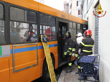 Autobus, incidente, Ancona