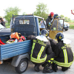 Incidente con motocarro a Casine di Paterno