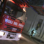 Vigili del Fuoco al lavoro a Jesi per un incendio