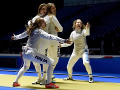 Fioretto femminile oro ai Mondiali di Mosca