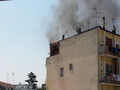 Incendio a Castelferretti