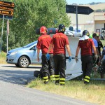 Intervento dei Vigili del Fuoco a Polverigi