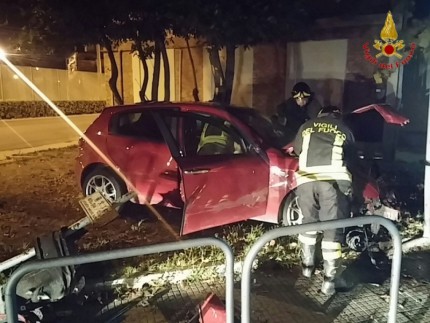Incidente stradale a Falconara Marittima