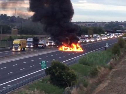 assalto portavalori su A14