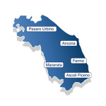 La regione Marche e le province marchigiane