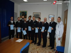 Brevetti conseguiti dalla Guardia Costiera di Ancona