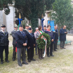 Le celebrazioni per il IV Novembre a Falconara con la deposizione di una corona al monumento ai caduti al cimitero cittadino