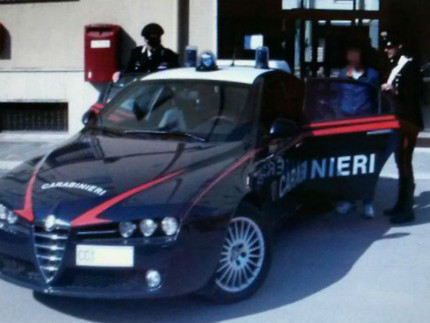 L'arresto avvenuto a Montemarciano da parte dei Carabinieri