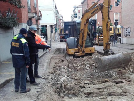 Lavori stradali ad Ancona