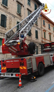 Intervento dei Vigili del fuoco di Ancona