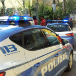 La Polizia di Ancona sul luogo dell'aggressione