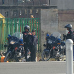 Carabinieri all'ex Montedison di Falconara