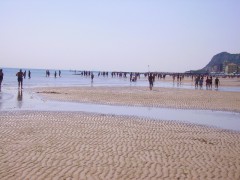 La spiaggia di Pesaro