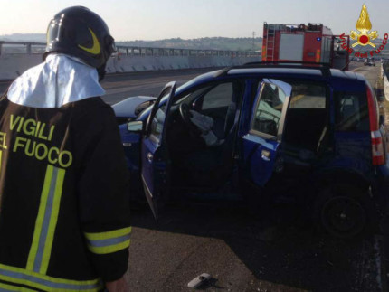 Incidente in A-14 nei pressi del casello di Montemarciano