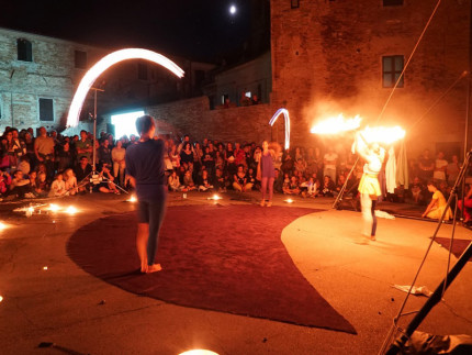 Un momento del festival Nottenera (edizione 2015 _ Foto di Daniele Silvi) a Serra de' Conti