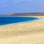 Spiaggia sull'isola di Sal