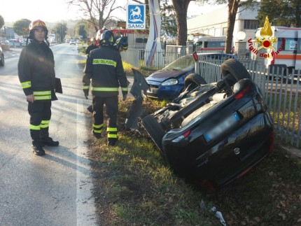 Incidente stradale a Castelfidardo