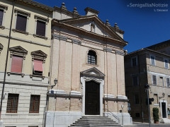L’auditorium San Rocco a Senigalia, in piazza Garibaldi