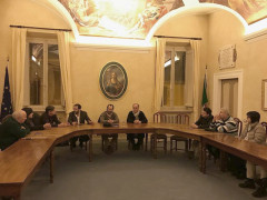 Incontro a Serra de' Conti nell'ambito del gemellaggio con Barbara e Amandola