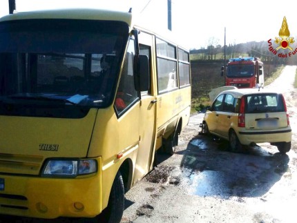 Incidente scuolabus a Castelfidardo