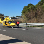 Il cavalcavia crollato sull'A14