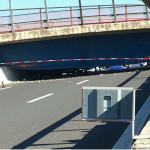 Ponte crollato sull'A14