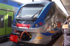 Il nuovo treno jazz in servizio sui binari della regione Marche