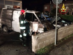 Incendio a Pianello Vallesina