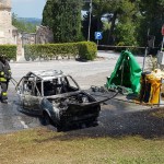 Incendio auto a San Paolo di Jesi