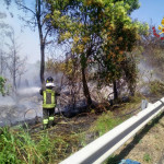 Incendio a Falconara