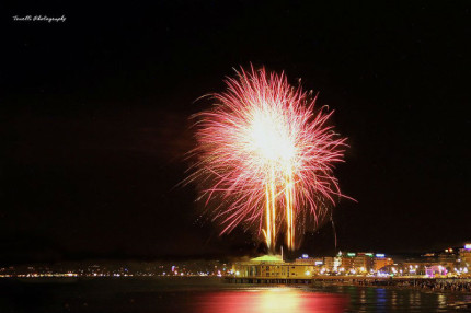 Fuochi d'artificio per la Notte della Rotonda 2017: foto di Stefano Tonelli