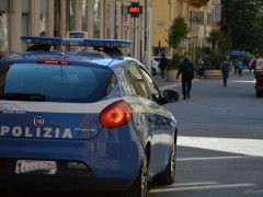 Volante della Polizia ad Ancona